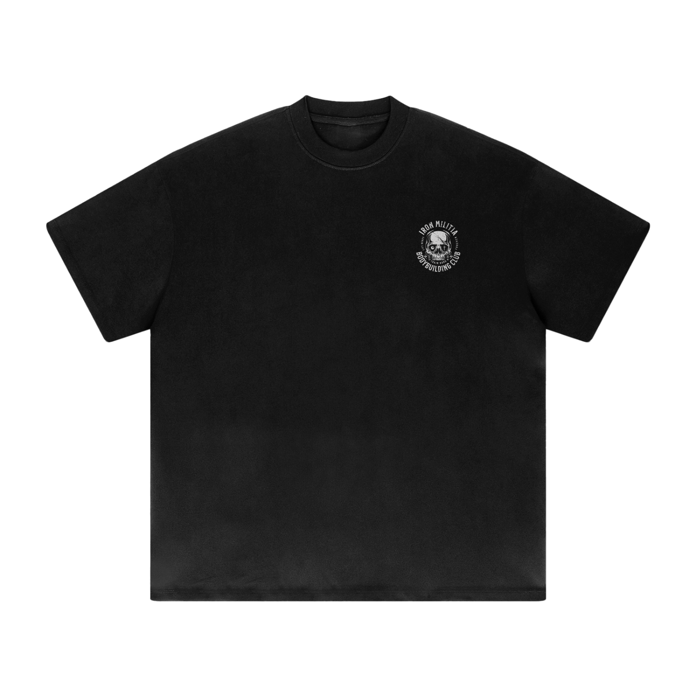 Iron Militia Train Hard Heavyweight Drop Shoulder T-shirt - Black