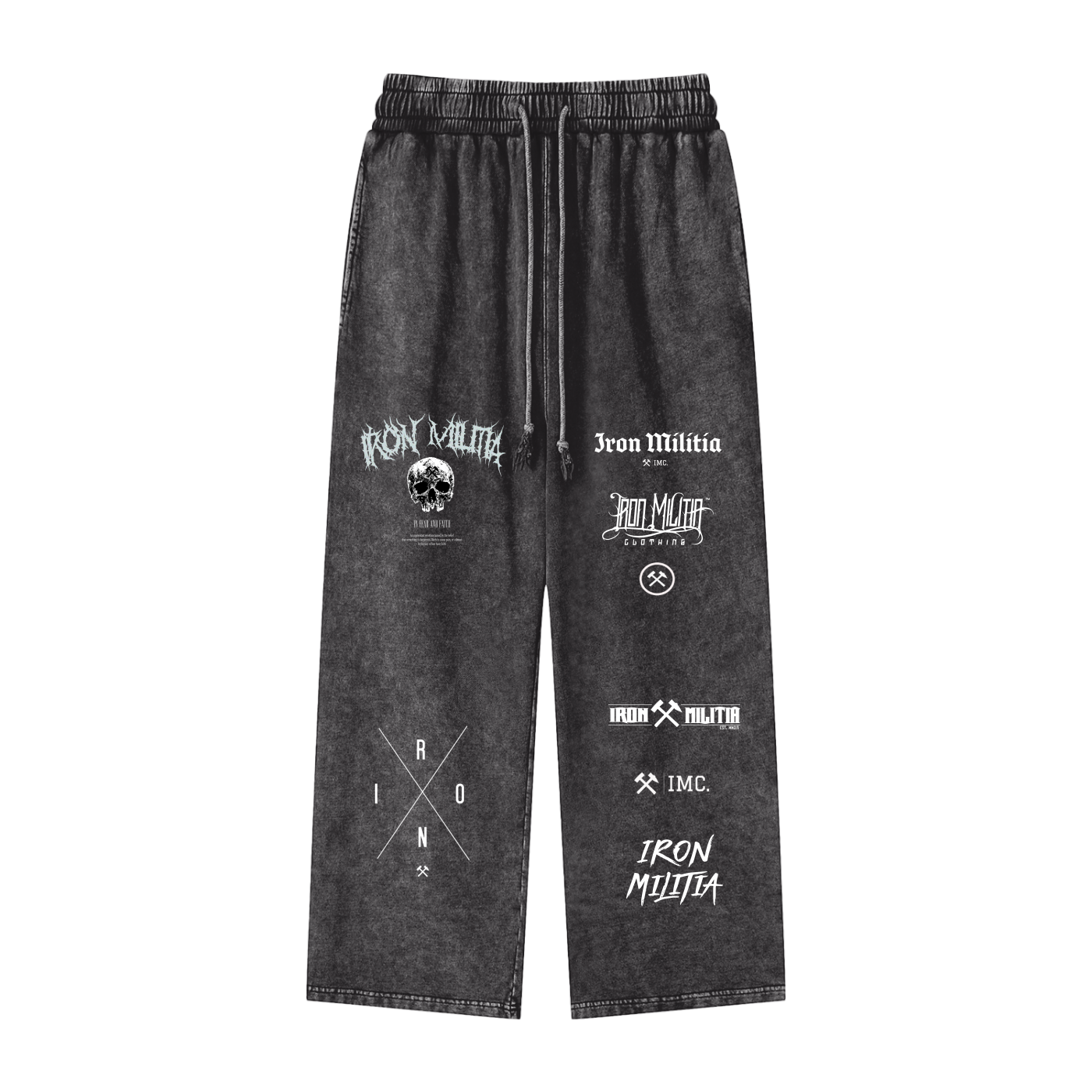 Iron Wolrd Straight Leg Pants -Carbon Black