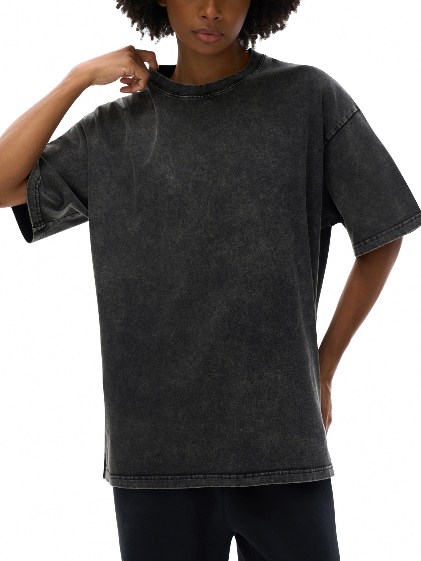 Iron Militia Worldwide Oversize T-Shirt - Carbon Black